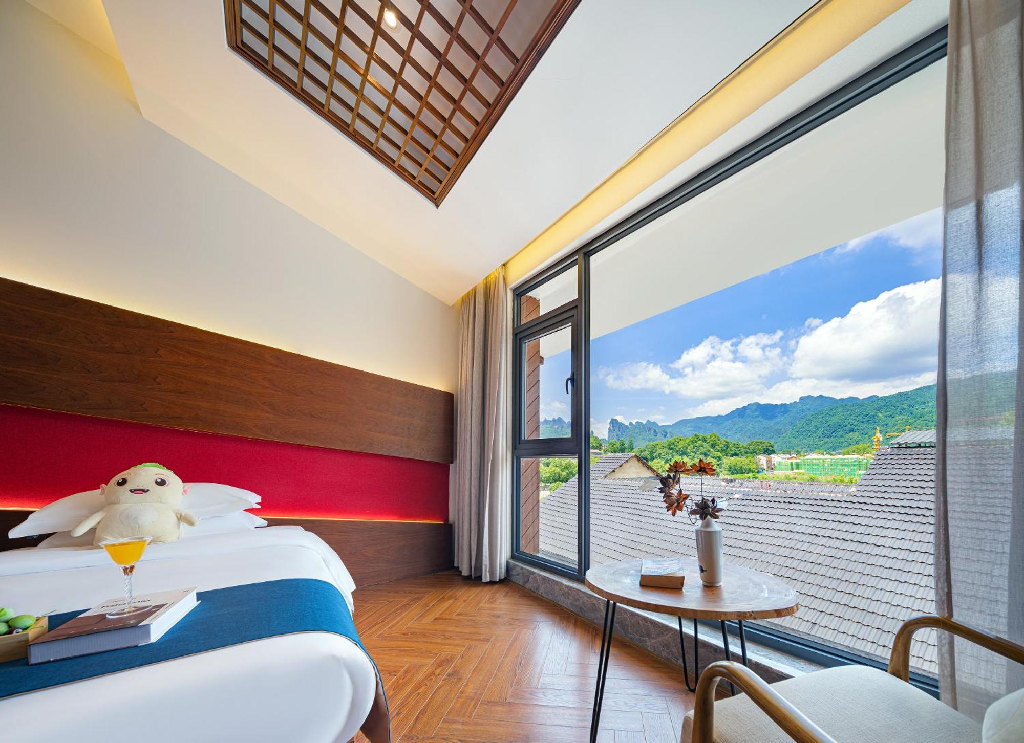 Hotel 張家界武陵源北岸輕奢客棧 森林公園店 Zhangjiajie Exterior foto